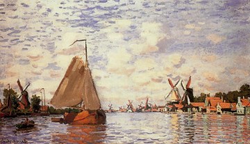  claude art - Le Zaan à Zaandam Claude Monet